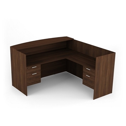 Picture of i5 RD7172P-1 L-Shaped Reception Desk with Hanging Pedestals