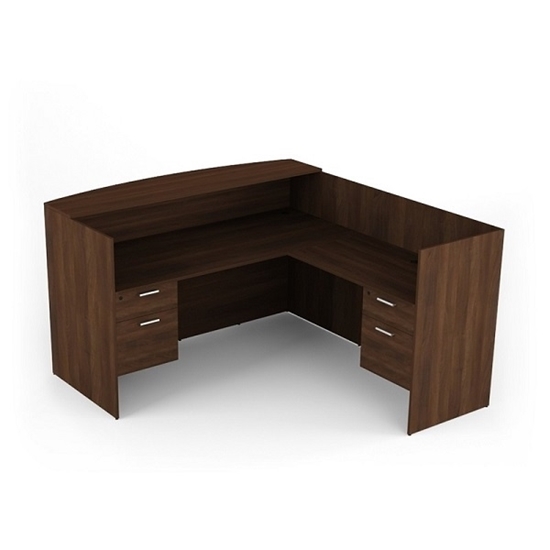 Picture of i5 RD7172P-1 L-Shaped Reception Desk with Hanging Pedestals