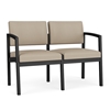 Picture of Lesro LS2101 Lenox Steel Vinyl Upholstered 2 Seat Sofa
