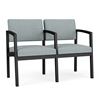 Picture of Lesro LS2103 Lenox Steel Vinyl Upholstered 2 Seat Sofa with Center Arm