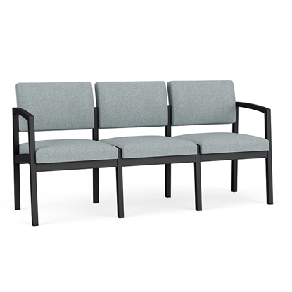Picture of Lesro LS3101 Lenox Steel Vinyl Upholstered 3 Seat Sofa