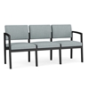 Picture of Lesro LS3103 Lenox Steel Vinyl Upholstered 3 Seat Sofa with Center Arm