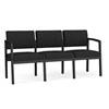Picture of Lesro LS3103 Lenox Steel Vinyl Upholstered 3 Seat Sofa with Center Arm