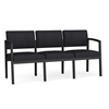 Picture of Lesro LS3103 Lenox Steel Vinyl Upholstered 3 Seat Sofa with Center Arm