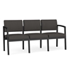 Picture of Lesro LS3103 Lenox Steel Vinyl Upholstered 3 Seat Sofa with Center Arm