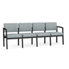 Picture of Lesro LS4101 Lenox Steel Vinyl Upholstered 4 Seat Sofa