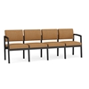Picture of Lesro LS4101 Lenox Steel Vinyl Upholstered 4 Seat Sofa