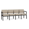 Picture of Lesro LS4101 Lenox Steel Vinyl Upholstered 4 Seat Sofa