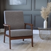 Picture of Langston Gray Mid Century Modern Arm Chair