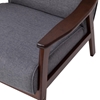 Picture of Langston Gray Mid Century Modern Arm Chair