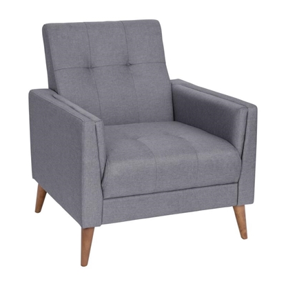 Picture of Conrad Mid-Century Modern Slate Gray Armchair