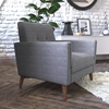 Picture of Conrad Mid-Century Modern Slate Gray Armchair