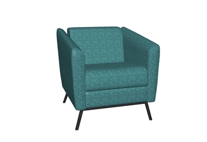 Picture of Global 3361 Wind Patterned Vinyl Upholstered Lounge Chair