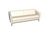 Picture of Global 3363 Wind Patterned Vinyl Upholstered Sofa