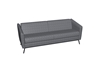 Picture of Global 3363 Wind Patterned Vinyl Upholstered Sofa