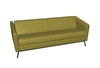 Picture of Global 3363 Wind Patterned Vinyl Upholstered Sofa