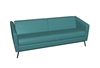 Picture of Global 3363 Wind Patterned Vinyl Upholstered Sofa