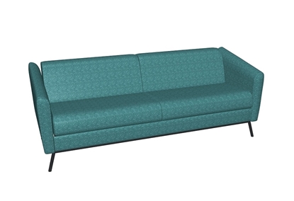 Picture of Global 3363 Wind Patterned Vinyl Upholstered Sofa