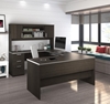 Picture of Bestar 52414 U-Shaped Executive Desk with Pedestal and Hutch