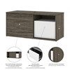 Picture of Bestar 130850 L-Shaped Standing Desk with Credenza
