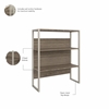 Picture of Hybrid 2 Drawer Lateral File Cabinet with Shelves