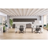 Picture of Mirella 5513 SOHO Desk with Built-In Pedestal
