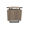 Picture of Mirella 5513 SOHO Desk with Built-In Pedestal