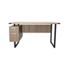 Picture of Mirella 5513 SOHO Desk with Built-In Pedestal