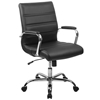 Picture of Flash Whitney GO-2286M-BK Black LeatherSoft Executive Office Chair