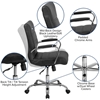 Picture of Flash Whitney GO-2286M-BK Black LeatherSoft Executive Office Chair
