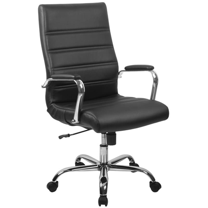 Picture of Flash Whitney GO-2286H-BK High Back LeatherSoft Executive Chair