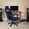 Picture of X40 Blue Gaming Chair Racing Ergonomic Computer Chair