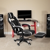 Picture of X40 White Gaming Chair Racing Ergonomic Computer Chair