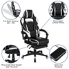Picture of X40 White Gaming Chair Racing Ergonomic Computer Chair