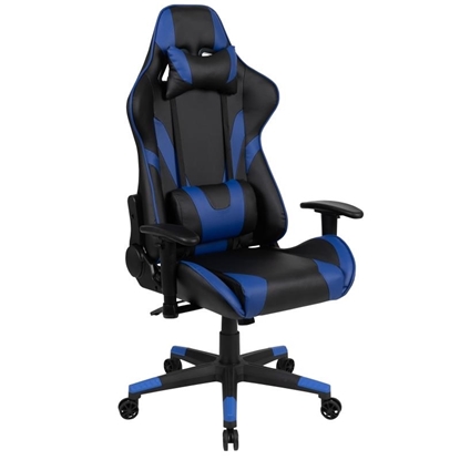 Picture of X20 Blue Gaming Chair Racing Office Ergonomic Computer PC Adjustable Swivel Chair