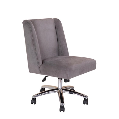 Picture of Boss B586C-CV Decorative Task Chair-Charcoal Grey