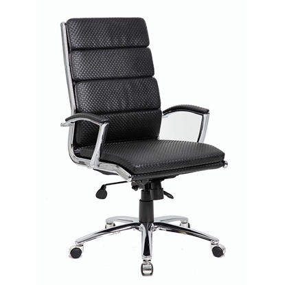 Picture of Boss B9471-BKW Executive Woven Textured Chair