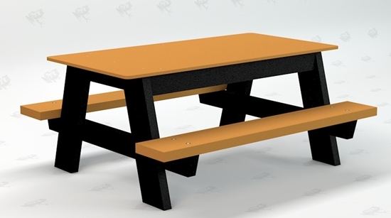 Picture of Jayhawk Plastics  PB_KPlC4 Kids Picnic Table