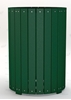 Picture of Jayhawk Plastics  PB32R_HD Heavy-Duty Round 32 Gallon Trash Receptacle