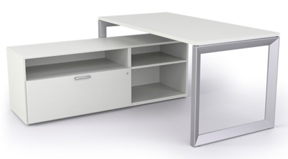 Picture of Pivit Frame PIV-OF-6030 60" Straight Desk w/ Low Credenza
