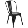 Picture of Darcy Commercial Grade Rectangular Metal Indoor-Outdoor Table Set with 4 Stack Chairs
