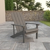 Picture of Charlestown Commercial All-Weather Poly Resin Wood Grey Adirondack Chair