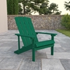 Picture of Charlestown Commercial All-Weather Poly Resin Wood Green Adirondack Chair