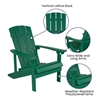 Picture of Charlestown Commercial All-Weather Poly Resin Wood Green Adirondack Chair