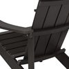 Picture of Charlestown Commercial All-Weather Poly Resin Wood Adirondack Black Chair