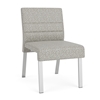 Picture of Lesro WF1102 Waterfall Vinyl Upholstered Armless Guest Chair