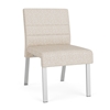 Picture of Lesro WF1102 Waterfall Vinyl Upholstered Armless Guest Chair