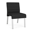 Picture of Lesro WF1102 Waterfall Vinyl Upholstered Armless Guest Chair