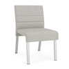 Picture of Lesro WF1102 Waterfall Vinyl Upholstered Armless Guest Chair