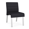Picture of Lesro WF1102 Waterfall Vinyl Upholstered Armless Guest Chair